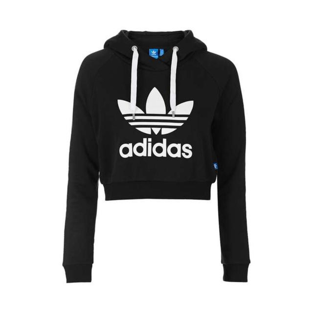 adidias cropped hoodie